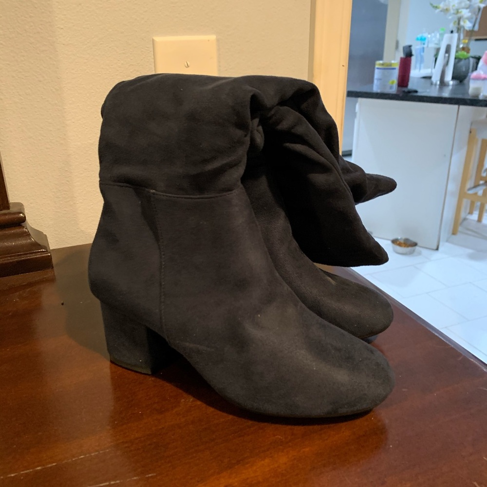 Dark blue boots